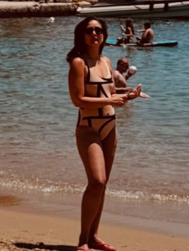 मोनोकनी में करीना ने बिखेरा जलवा, देखकर दिल हारे फैन्स, बोले- 44 की उम्र में भी...