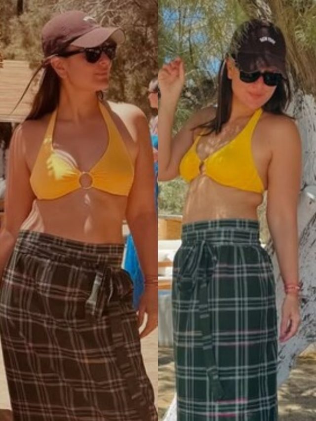 ग्रीस के बीच पर करीना ने किया 'लुंगी डांस', दिए ग्लैमरस पोज, फैंस ने कहा- ब्यूटी क्वीन...