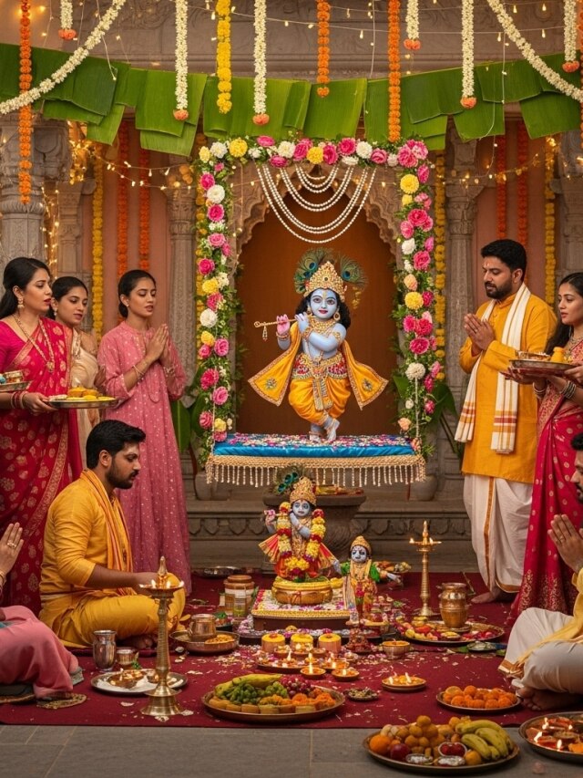 जन्माष्टमी पर आज रात सिर्फ 43 मिनट का शुभ मुहूर्त, इतने बजे शुरू कर दें कान्हा की पूजा