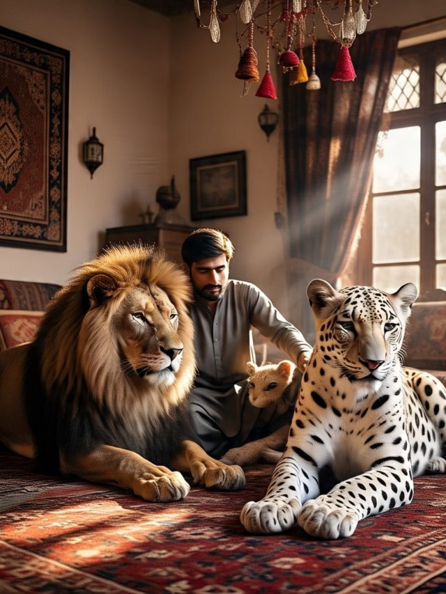 क्या पाकिस्तान में कुत्तों की तरह पाल सकते हैं शेर? वहां का ये वीडियो चौंकाने वाला है