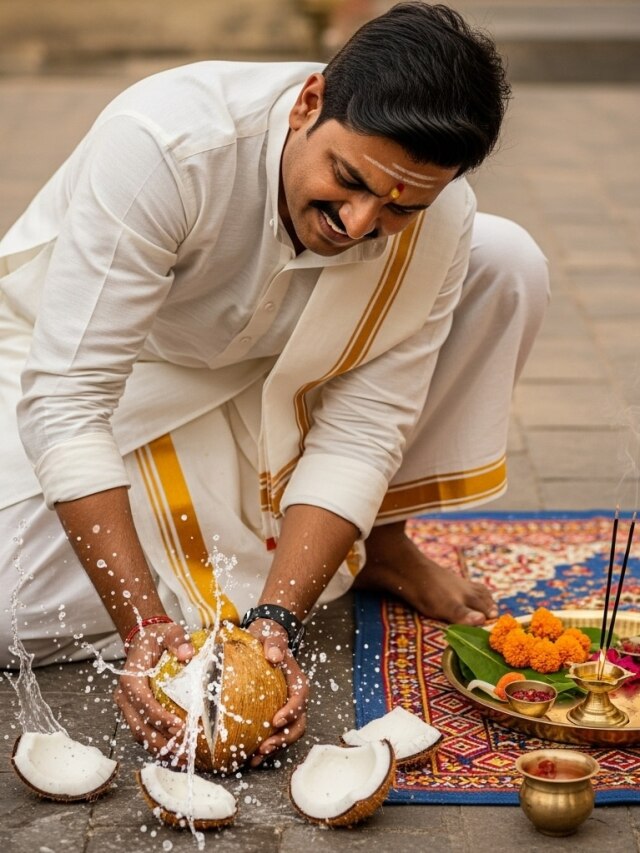 शुभ कार्यों से पहले क्यों फोड़ा जाता है नारियल? जानें इसके आखिर क्या है रहस्य