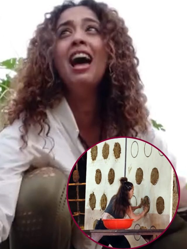 गोबर में सनीं शोबिज की हसीनाएं, ग्लैमर की छोड़ी परवाह, गांव में बनाए उपले, Video