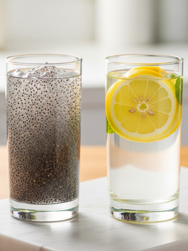 चिया सीड वॉटर या नींबू पानी: सुबह खाली पेट किसे पिएं, कौन सा है ज्यादा फायदेमंद?