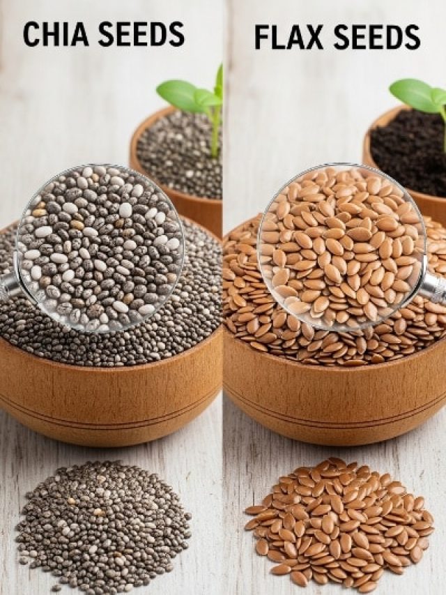 चिया vs फ्लैक्स सीड्स: दिल की सेहत के लिए क्या है ज्यादा फायदेमंद?
