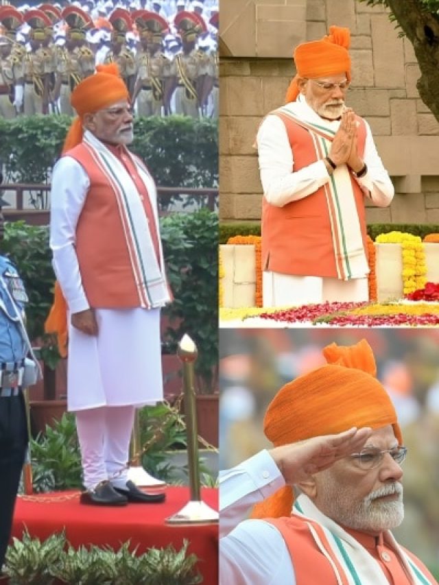 79वें स्वतंत्रता दिवस पर PM मोदी का 'भगवा' अंदाज, पगड़ी-जैकेट ने खींचा सबका ध्यान