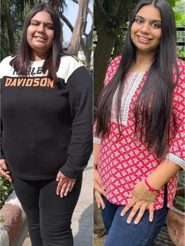 155 Kg से 88 Kg तक का सफर, घर का खाना खा कर लड़की ने घटाया 65Kg वजन