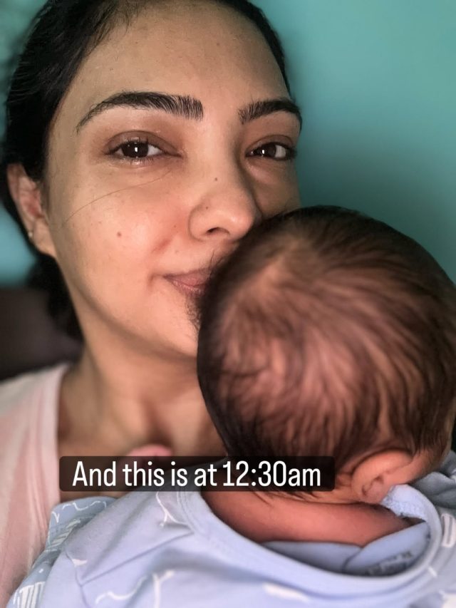 सूजी आंखें-चेहरे पर थकान, दूसरी बार मां बनकर उड़ी एक्ट्रेस की रातों की नींद, बोली- हम...