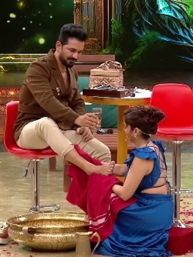 करोड़पति एक्ट्रेस ने TV पर धोए पति के पैर, नहीं की शर्म, संस्कार देख खुश हुए फैंस
