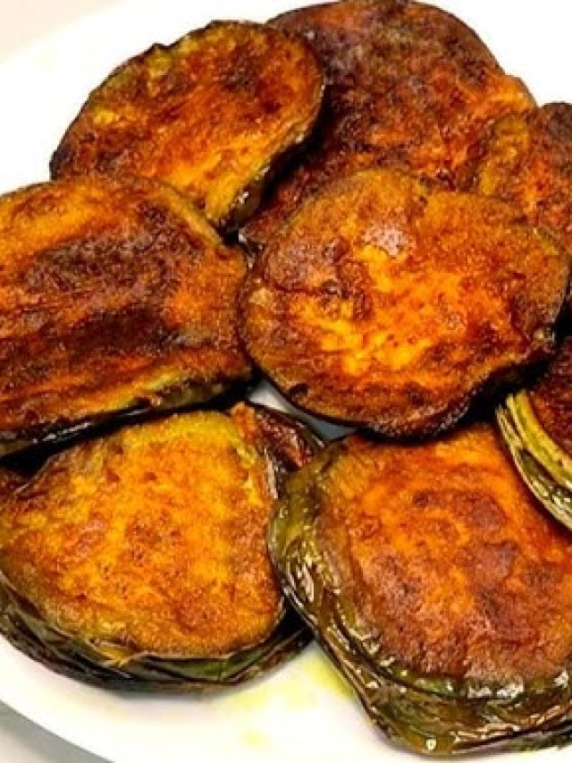 তেল চপচপে নয়, মুচমুচে আর কম তেলে হবে বেগুন ভাজা