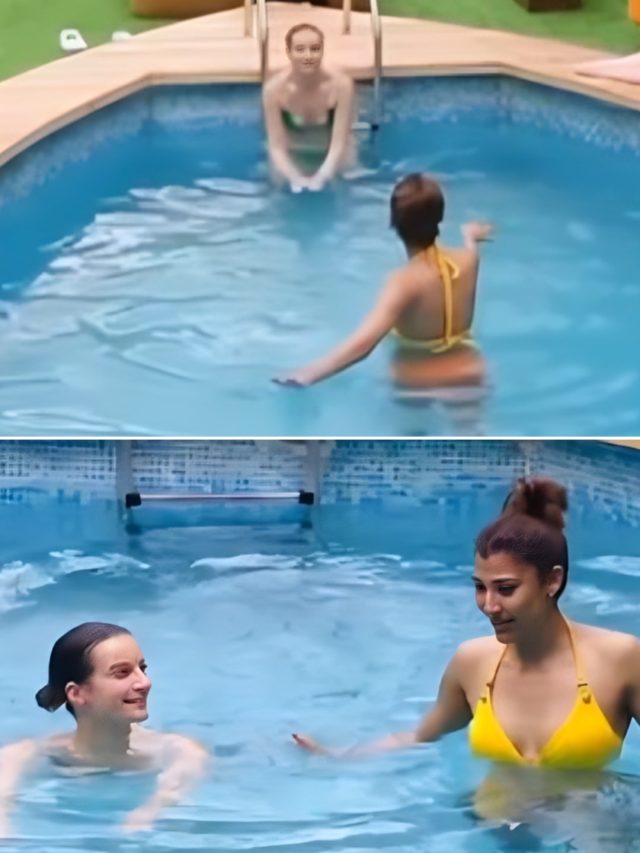 BB19: बिकिनी पहन पूल में उतरीं हसीनाएं, पानी में बिखेरा जलवा, यूजर्स बोले- ये कैसा फैमिली शो...