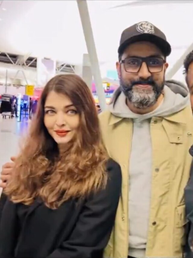 अभिषेक-ऐश्वर्या ने साथ मनाया वेकेशन, फैंस संग दिए पोज, चेहरे पर दिखी खुशी