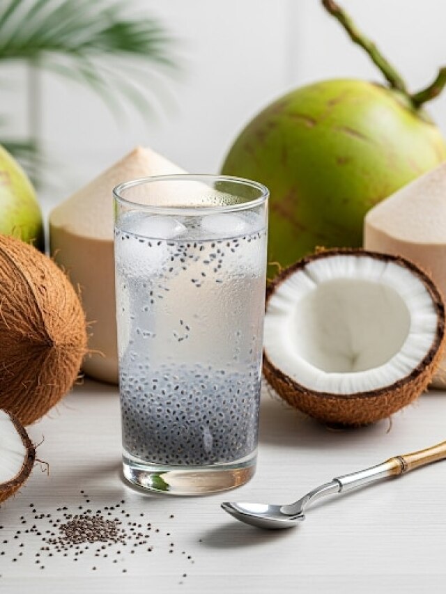 वेट लॉस और ग्लोइंग स्किन के लिए, रोज पिएं चिया सीड्स और नारियल पानी का हेल्दी कॉम्बिनेशन