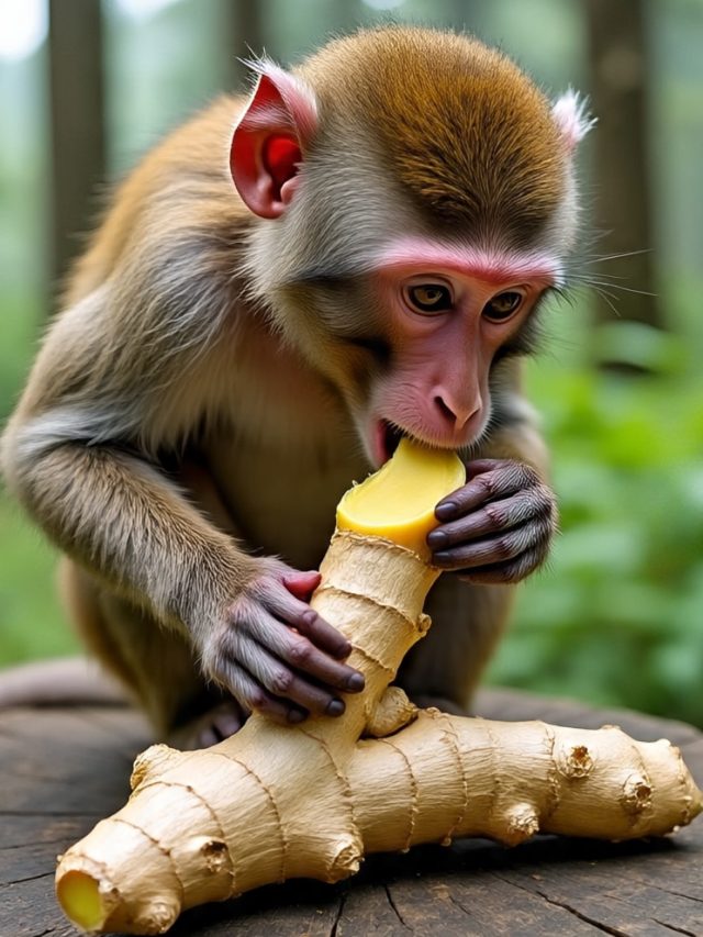 'बंदर क्या जाने अदरक का स्वाद... ', क्या सही में बंदर अदरक नहीं खाता?