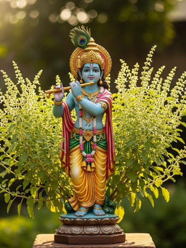 जन्माष्टमी पर तुलसी से जुड़ी न करें ये गलतियां, वरना श्रीकृष्ण हो जाएंगे नाराज