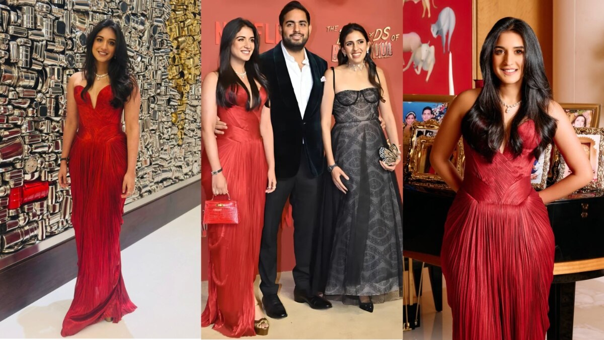 जेठ-जेठानी संग 'बैड्स..' प्रीमियर में पहुंचीं राधिका, 3.2 लाख के रेड गाउन में देख थमीं नजरें