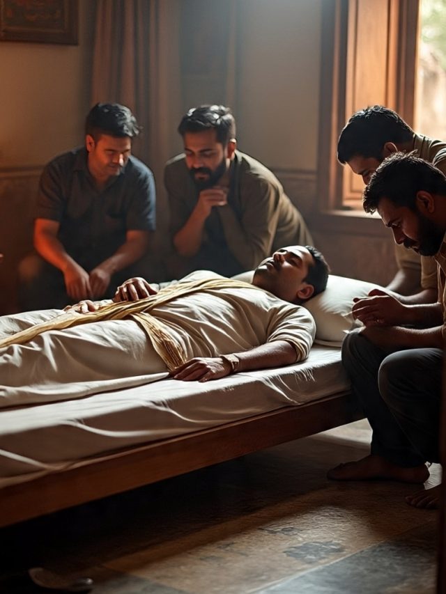 अंतिम संस्कार के वक्त क्या दिखा, जो भूत समझकर भागी फैमिली