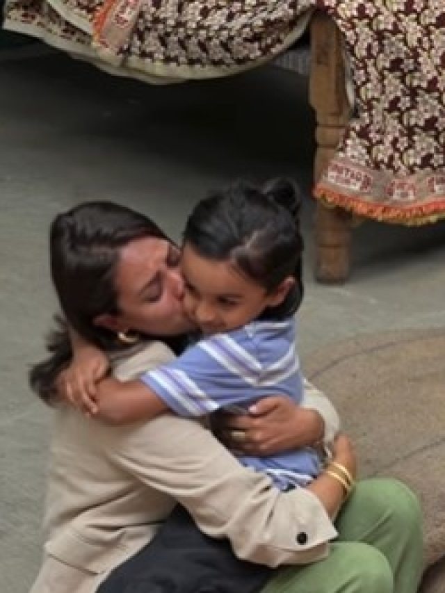 1 महीने बाद 4 साल के बेटे को देख रोई एक्ट्रेस, लाडले ने संभाला, गले लगाकर बोली- ये पल...
