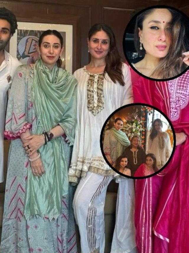 गणपति पूजा पर Kapoor Sister's का देसी अवतार, सूट की कीमत जानकर उड़ जाएंगे होश