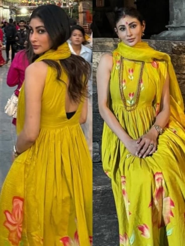 सस्ते अनारकली सूट में छा गईं मौनी रॉय, मांग में सिंदूर.. गले में रुद्राक्ष ने खींचा ध्यान