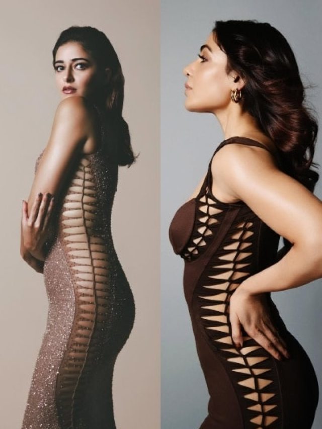 सामंथा जैसा आउटफिट पहन इतराईं Ananya Panday, कटआउट गाउन में छाया लुक, PHOTOS