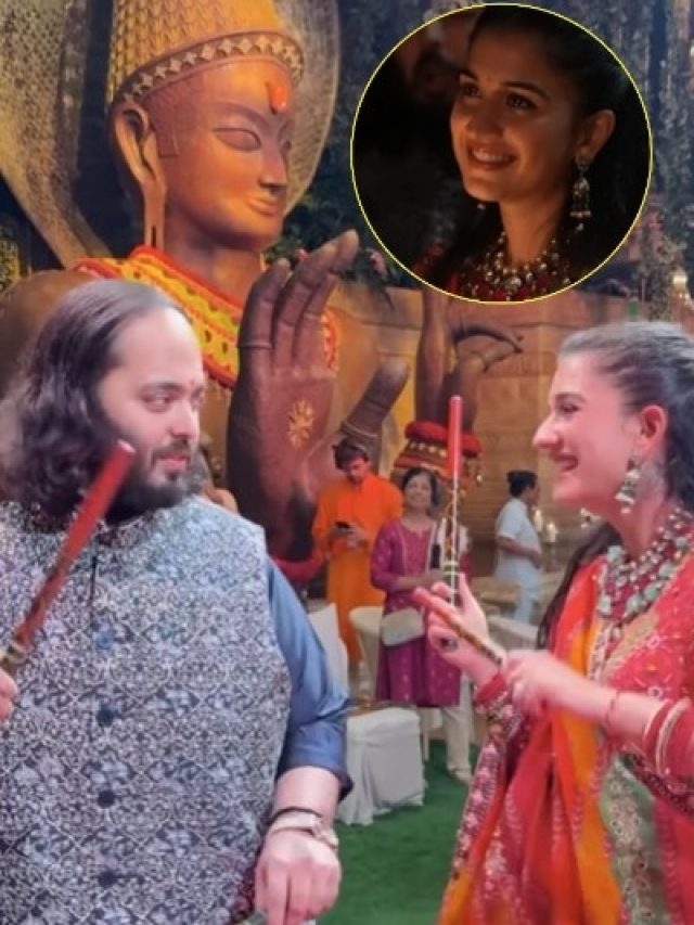 अंबानी परिवार में नवरात्र का जश्न, गुजराती ड्रेस में सजीं बहू राधिका...पति संग खूब खेला गरबा