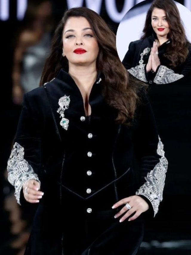 बेशकीमती हीरों जड़ी शेरवानी में ऐश्वर्या ने बिखेरा जलवा, पेरिस में दिखा बोल्ड लुक