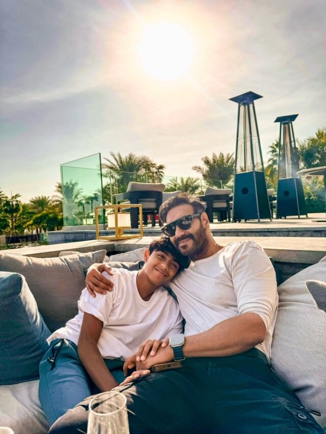 15 साल का हुआ काजोल का बेटा युग, पिता अजय ने लाडले पर लुटाया प्यार