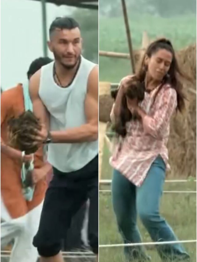 कृष्णा श्रॉफ पर विदेशी बॉयफ्रेंड ने जमकर फेंका गोबर, टास्क करने में छूटे पसीने