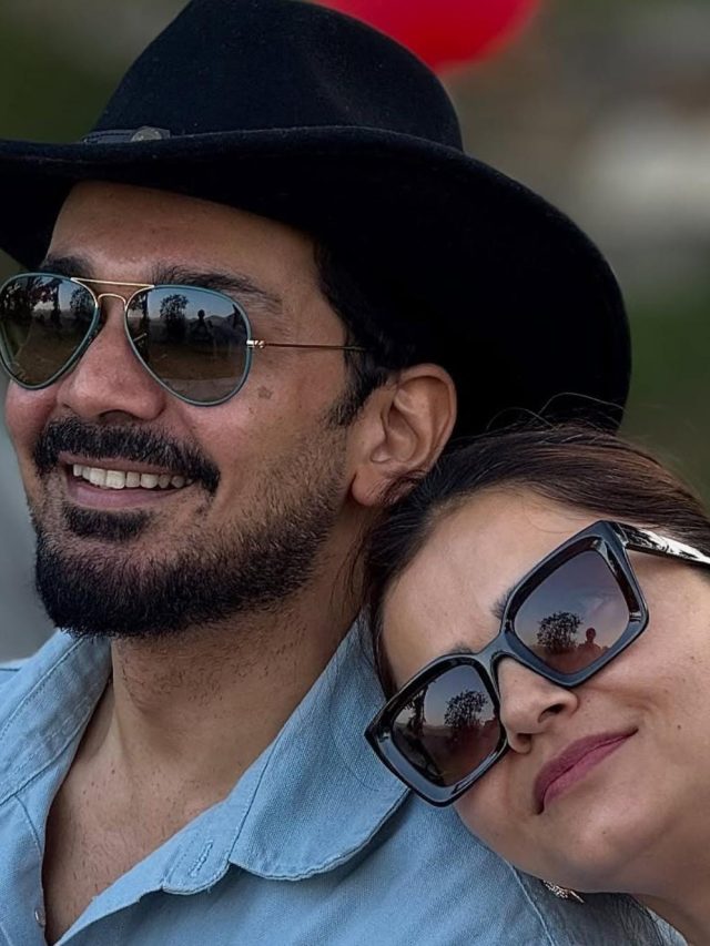 रुबीना दिलैक ने पति का मनाया बर्थडे, जुड़वां बेटियों को गोद में लेकर एक्टर ने काटा केक