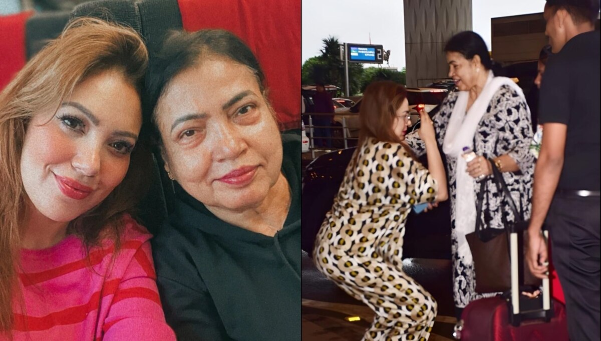 एयरपोर्ट पर 'बबीता जी' ने छुए मां के पैर, संस्कार देख खुश हुए फैंस, बोले- मां के चरणों में...