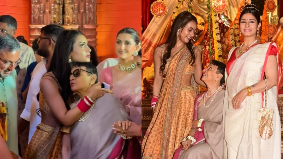 काजोल की बेटी ने नानी तनुजा को लगाया गले, साथ दिए पोज, स्वीट मोमेंट Viral