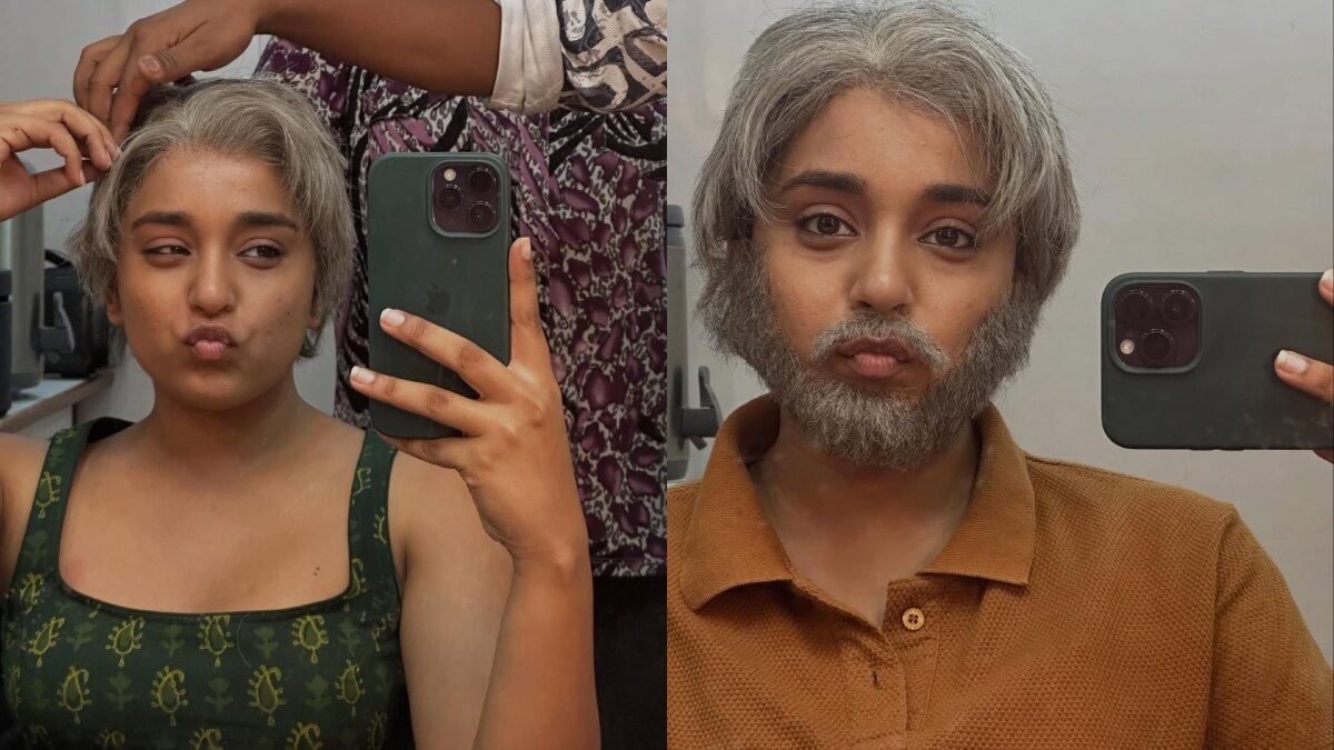 21 की उम्र में सफेद हो गए सुम्बुल के बाल, निकल आई दाढ़ी? मजेदार है शूट