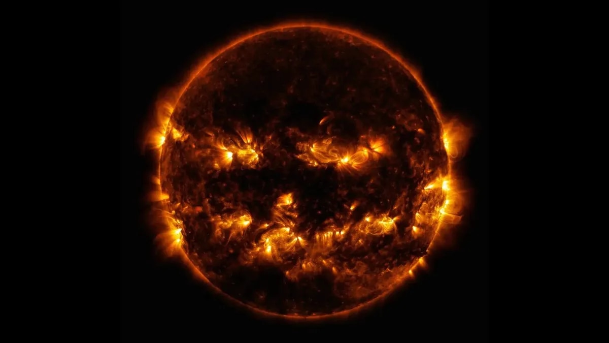 Solar Storms And A Haunted Sun: What NASA’s Halloween Image Really Means