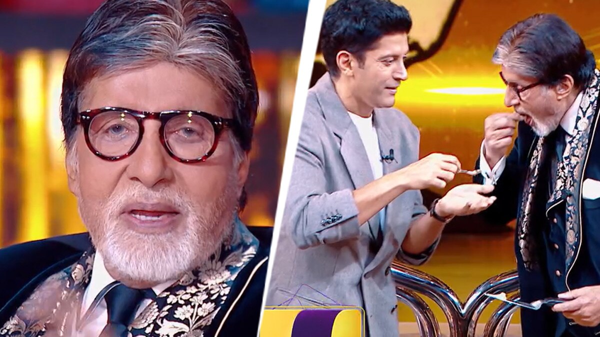 83 साल के हुए अम‍िताभ, KBC पर हुआ जश्न, बधाई देने पहुंचे जावेद अख्तर-फरहान