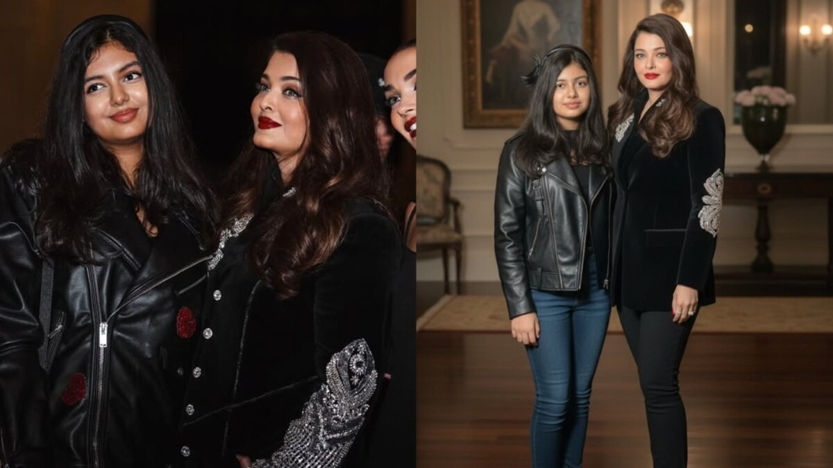 13 साल की आराध्या बच्चन ने स्टाइल में मां ऐश्वर्या को दी टक्कर, ब्लैक लेदर जैकेट में छाईं