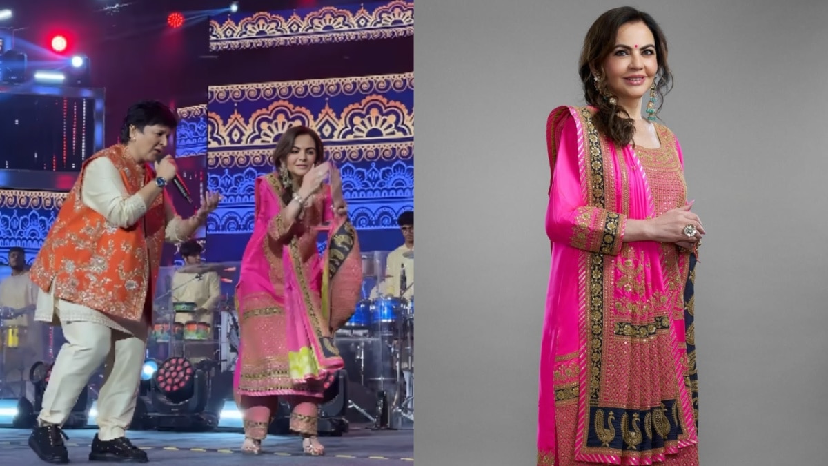 नीता अंबानी ने फाल्गुनी पाठक संग खेला गरबा, पहना कच्छ की खास कढ़ाई से सजा सूट, VIDEO