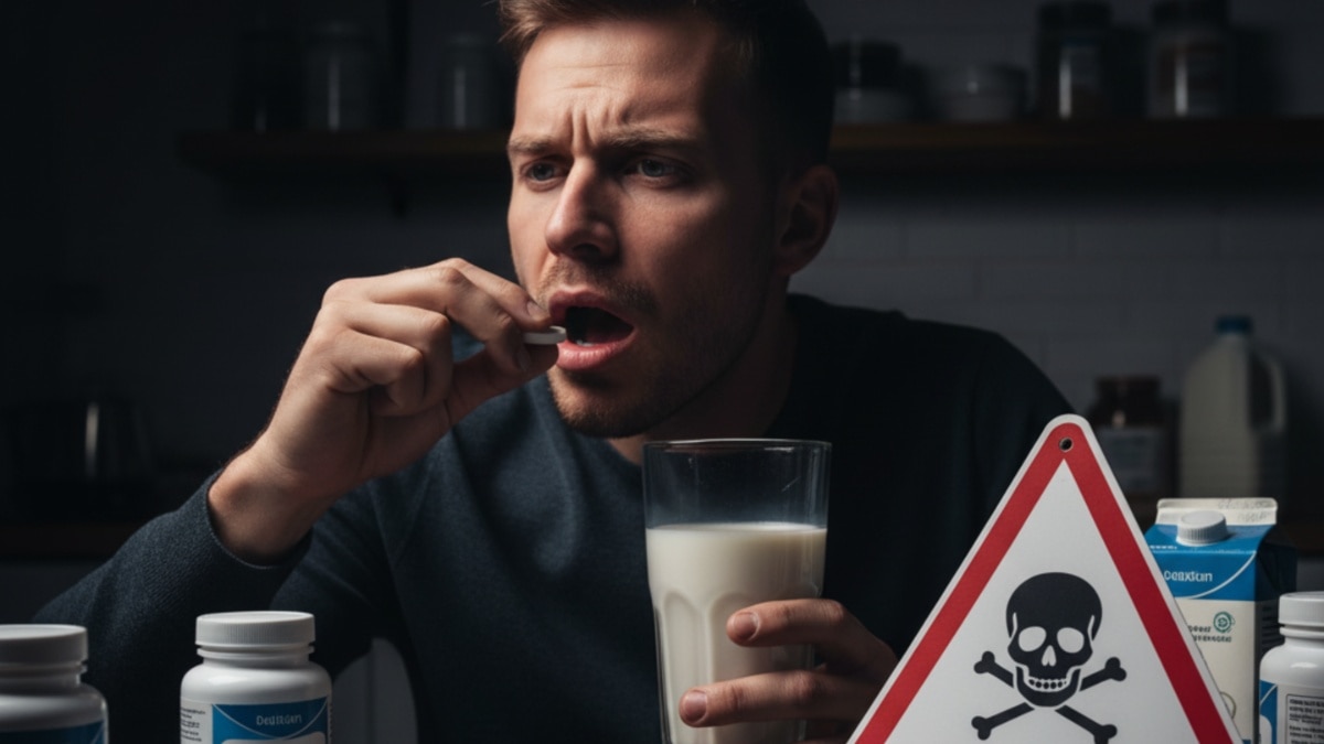 दूध के साथ ये 5 सप्लीमेंट्स लेना पड़ सकता है भारी! पैसे होंगे बर्बाद..घट जाएगा असर