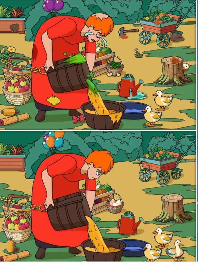 तस्वीर में पेंटर से हो गई हैं 12 गलतियां, क्या 10 सेकंड में ढूंढ पाएंगे