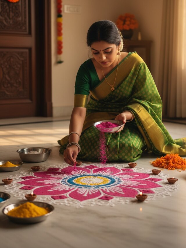मिनटों में दिवाली पर बनाएं ये आसान रंगोली डिजाइन, पड़ोसी भी देखकर कहेंगे 'वाह'