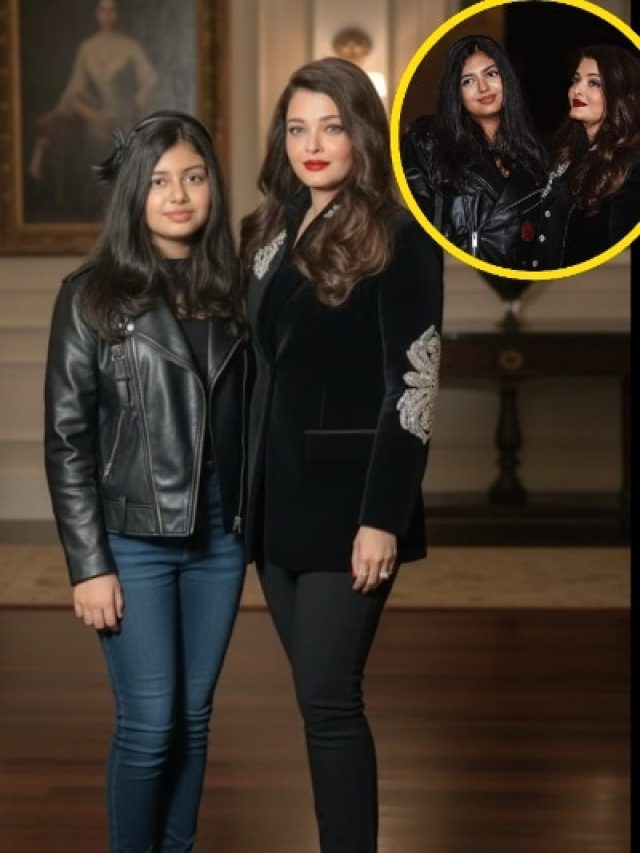 13 साल की आराध्या बच्चन ने स्टाइल में मां ऐश्वर्या को दी टक्कर, ब्लैक लेदर जैकेट में छाईं