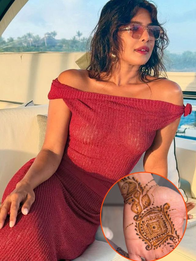 प्रियंका ने शुरू की करवाचौथ की तैयारी, लगवाई मेहंदी, लिखवाया निक का नाम