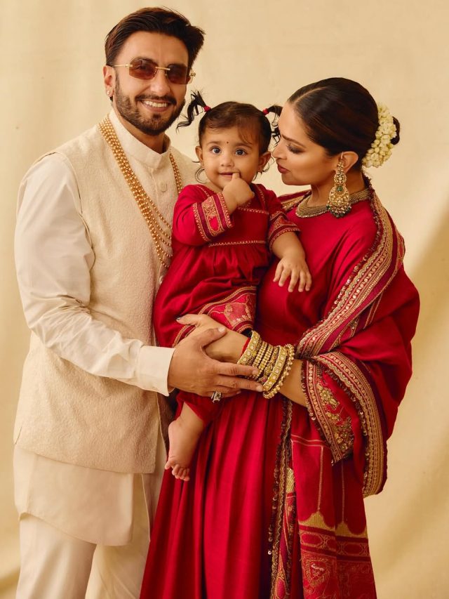 Deepika Padukone’s first family photo with Dua is pure Sabyasachi magic