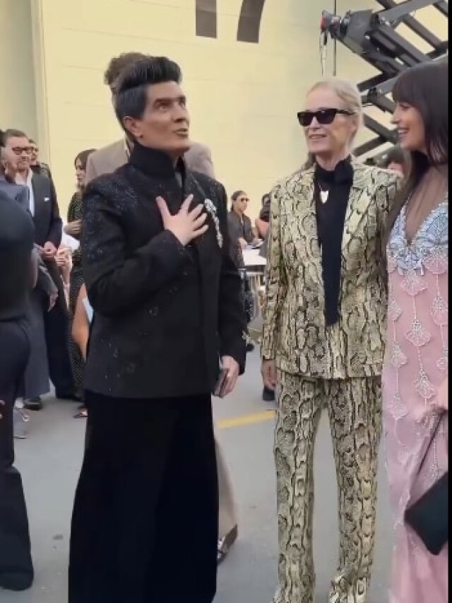 फैन की तरह हॉलीवुड स्टार के पीछे भागे बॉलीवुड के चहेते ड‍िजाइनर, हुए ट्रोल