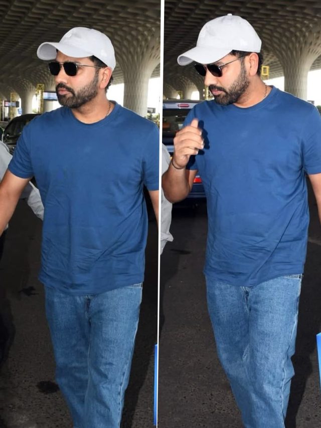 रोहित ने सुरक्षा गार्डों संग किया एयरपोर्ट पर ये काम, दिल जीत लेगा VIDEO