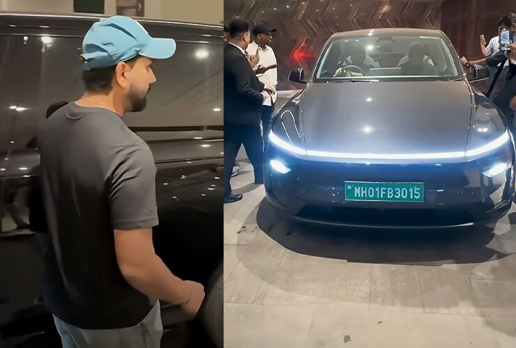 Rohit Sharma’s latest ride: Tesla Model Y joins his luxury car collection
