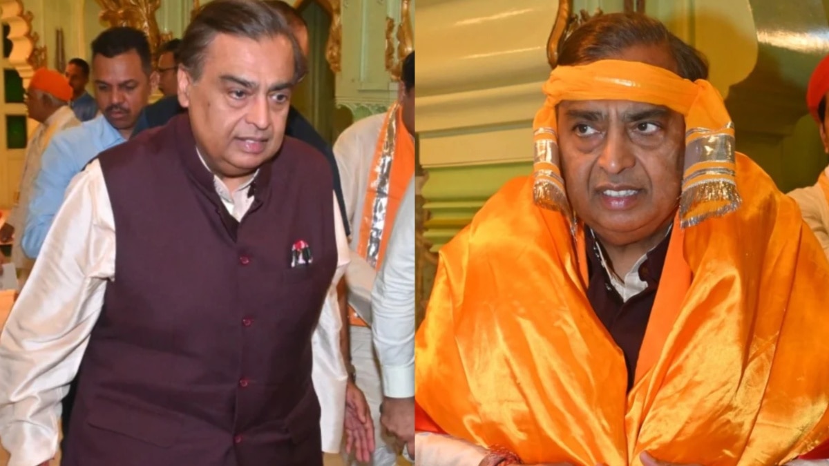 सिंपल लुक में मुकेश अंबानी पहुंचे श्रीनाथजी मंदिर, दान दिए इतने करोड़, Photos