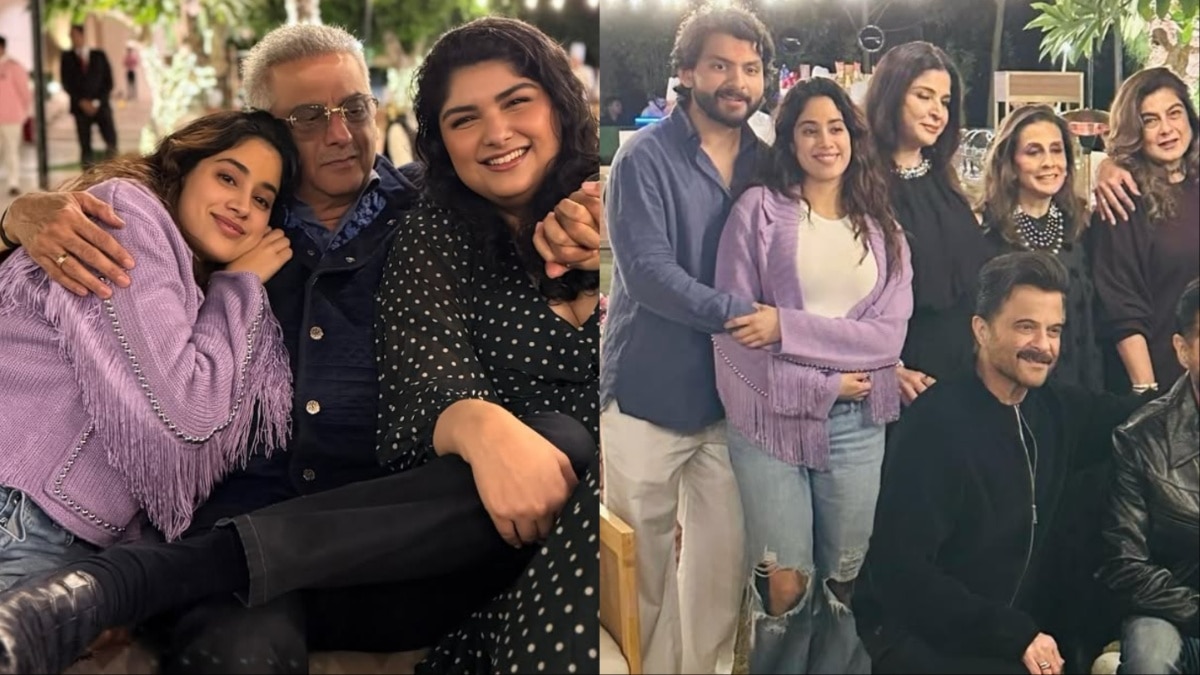 पापा के बर्थडे में ब्वॉयफ्रेंड संग पहुंची जाह्नवी, सस्ते स्वेटर ने खींचा ध्यान