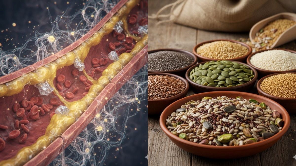 नसों से गंदे कोलेस्ट्रॉल की छुट्टी कर देंगे ये 5 बीज! दिल को बनाते हैं मजबूत