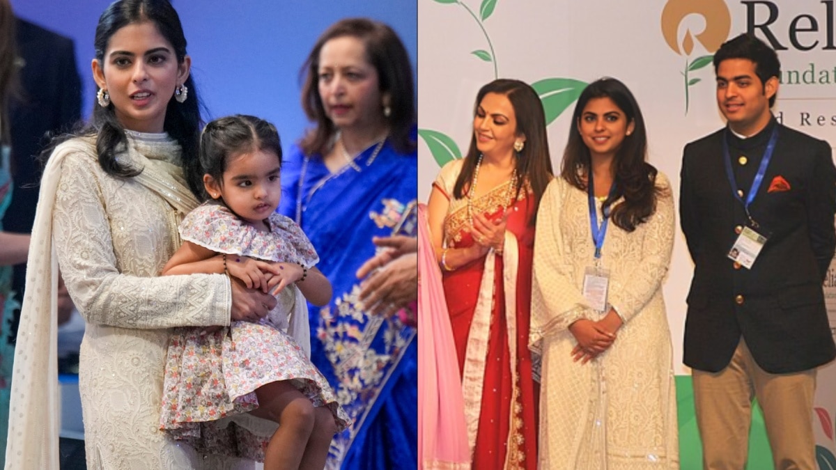 ईशा अंबानी 11 साल पुराना सूट पहन ससुराल के इवेंट में पहुंची, फिर भी चुराई लाइमलाइट!