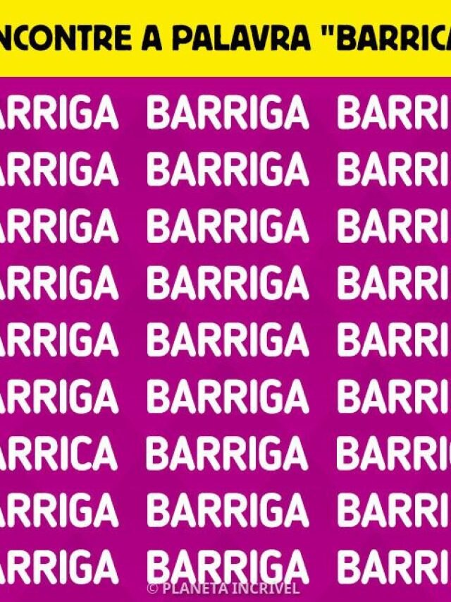 Barriga के बीच छिपे Barrica को खोज पाएंगे आप, 10 सेकंड का चैलेंज